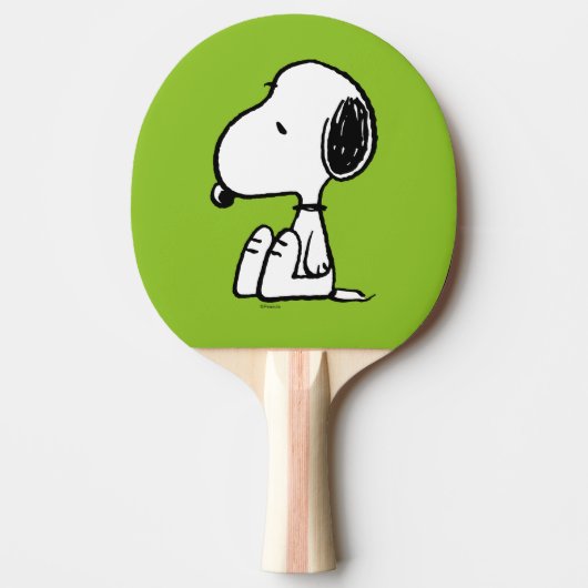 Raquette De Ping Pong cacahuètes | Snoopy En Bas (Devant)