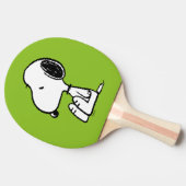 Raquette De Ping Pong cacahuètes | Snoopy En Bas (Côté)