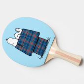 Raquette De Ping Pong cacahuètes | Snoopy Plaid Flannel Holiday Dog Hous (Côté)