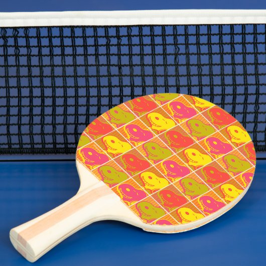 Raquette De Ping Pong cacahuètes | Snoopy Pop Art Motif (Insitu)