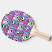 Raquette De Ping Pong cacahuètes | Snoopy Purple Surf Motif (Côté)