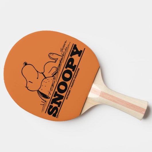 Raquette De Ping Pong cacahuètes | Snoopy Reest Break (Côté)