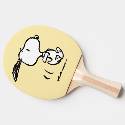 Raquette De Ping Pong cacahuètes | Snoopy Running (Côté)