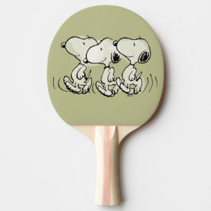Raquette De Ping Pong cacahuètes   Snoopy Walking Tall