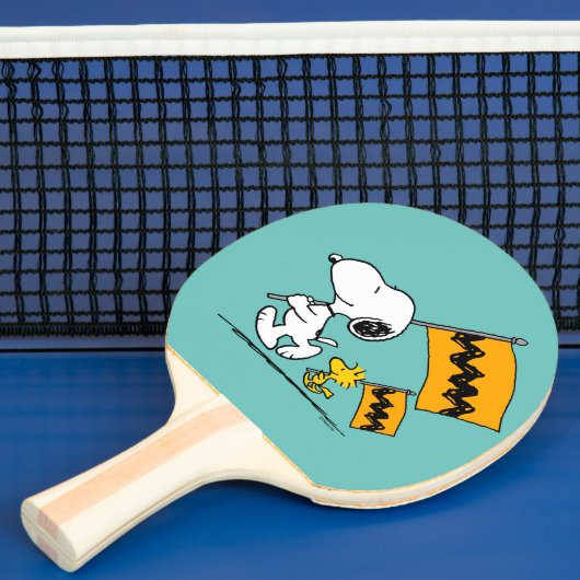 Raquette De Ping Pong cacahuètes | Snoopy & Woodstock (Insitu)
