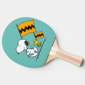 Raquette De Ping Pong cacahuètes | Snoopy & Woodstock (Côté)