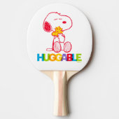 Raquette De Ping Pong cacahuètes | Snoopy & Woodstock Huggable (Devant)