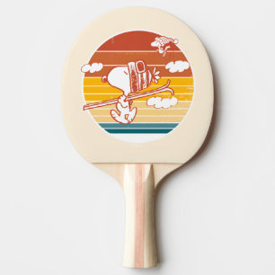Raquette De Ping Pong cacahuètes Snoopy & Woodstock Ski Trip