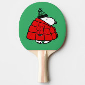 Raquette De Ping Pong cacahuètes | Veste Snoopy Red Puffer (Devant)