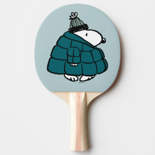 Raquette De Ping Pong cacahuètes   Veste Snoopy Winter Puffer
