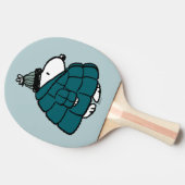 Raquette De Ping Pong cacahuètes | Veste Snoopy Winter Puffer (Côté)