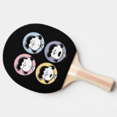 Raquette De Ping Pong cacahuètes | Visages de Lucy (Côté)