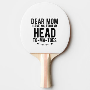 Raquette De Ping Pong cadeau de jour mère drôle pour mère maman