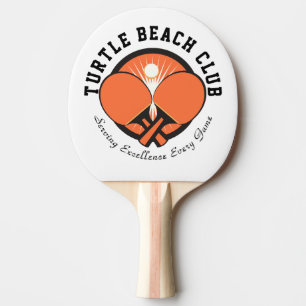 Raquette De Ping Pong Cadeau de monogramme de design moderne personnalis