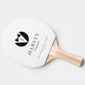 Raquette De Ping Pong Cadeau Groomsman Cravate simple de la mâchoire min (Côté)