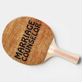 Raquette De Ping Pong CADEAU mariage, AMUSANT, CONSEILLER EN MARIAGE (Côté)