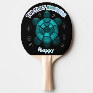 Raquette De Ping Pong Cadeau personnalisé pour amateur de tortues