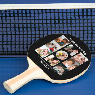 Raquette De Ping Pong Cadeau personnalisé pour maman mère Fête 9 Photo C