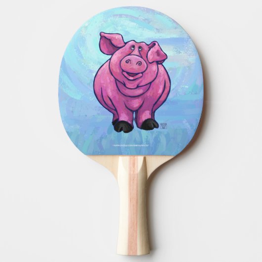 Raquette De Ping Pong Cadeaux et accessoires de cochon (Devant)