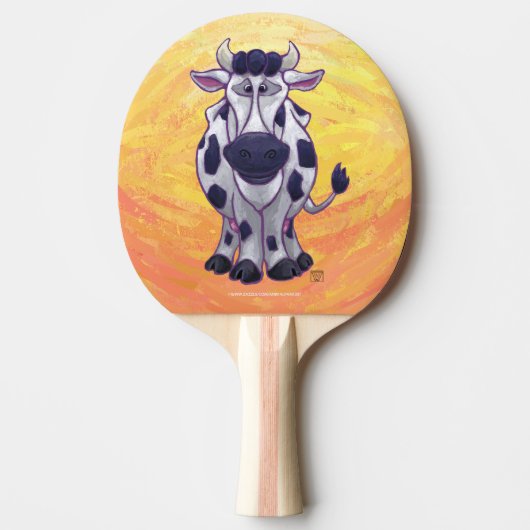 Raquette De Ping Pong Cadeaux et accessoires de vache (Devant)