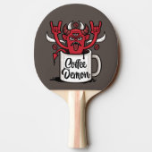 Raquette De Ping Pong Café Demon (Dos)