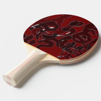 Raquette De Ping Pong Calligraphie chinoise - Dao suit la nature 道法自然