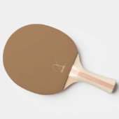 Raquette De Ping Pong Camel Brown Monogramme Ping Paddle (Côté)