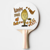 Raquette De Ping Pong Camel cool Humpday avec des nuances (Dos)