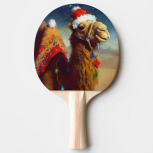 Raquette De Ping Pong Camel de Noël (3)