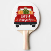 Raquette De Ping Pong Camion de Thanksgiving (Devant)