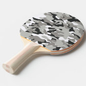Raquette De Ping Pong Camo noir et gris (Devant Angle)