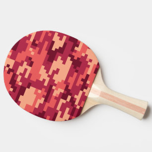 RAQUETTE DE PING PONG CAMO NUMÉRIQUE DÉSERT MARTIAN / CAMOUFLAGE