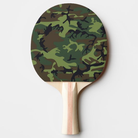 Raquette De Ping Pong Camo Woodland (Dos)