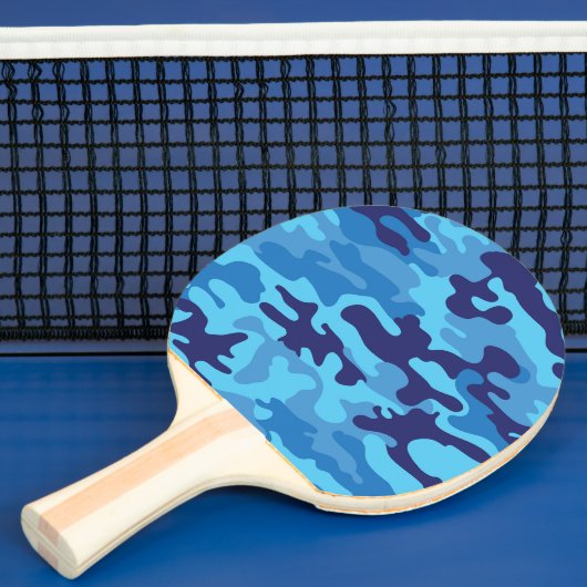 Raquette De Ping Pong Camouflage bleu (Insitu)