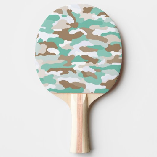 Raquette De Ping Pong Camouflage côtier (Devant)