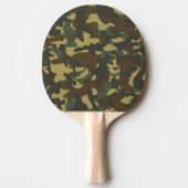 Raquette De Ping Pong Camouflage de forêt (Devant)