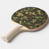 Raquette De Ping Pong Camouflage de forêt (Devant Angle)