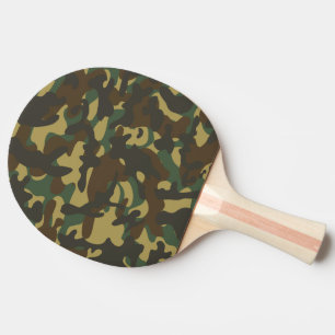 Raquette De Ping Pong Camouflage de forêt