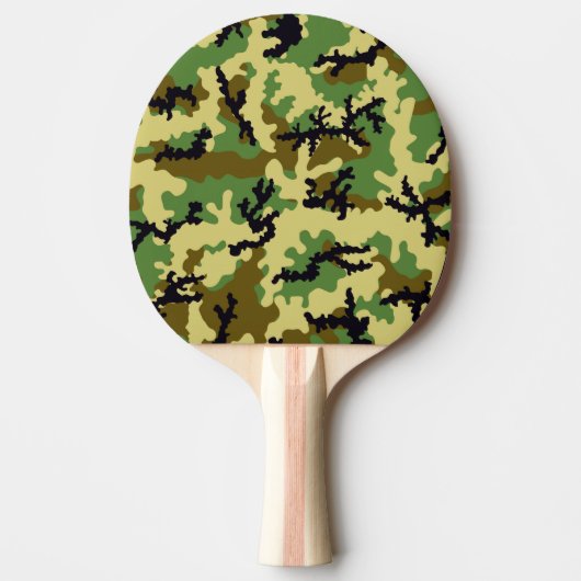 Raquette De Ping Pong Camouflage des bois (Devant)