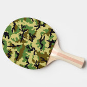 Raquette De Ping Pong Camouflage des bois (Côté)