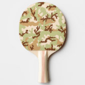 Raquette De Ping Pong Camouflage du désert (Dos)
