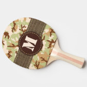 Raquette De Ping Pong Camouflage du désert (Côté)