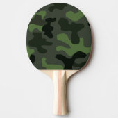 Raquette De Ping Pong camouflage gris vert foncé no.14 imprimer (Devant)