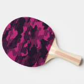 Raquette De Ping Pong Camouflage hexagonal, texture militaire arrière -  (Côté)