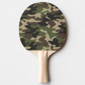 Raquette De Ping Pong Camouflage monographique personnalisé (Dos)