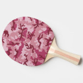 Raquette De Ping Pong Camouflage rose (Côté)
