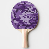 Raquette De Ping Pong Camouflage Violet, Militaire, Armée (Devant)