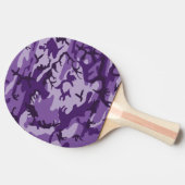 Raquette De Ping Pong Camouflage Violet, Militaire, Armée (Côté)