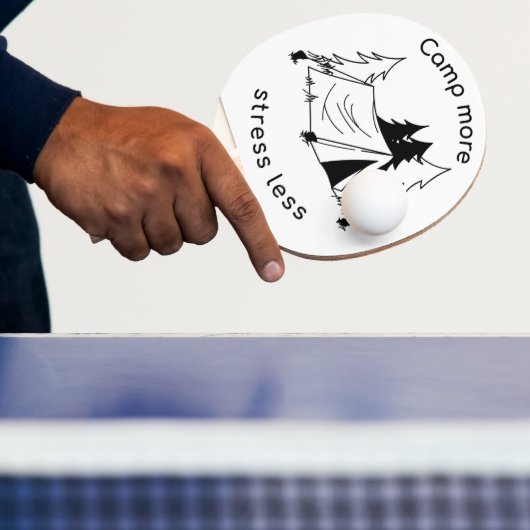 Raquette De Ping Pong Camp plus de stress moins (Insitu)