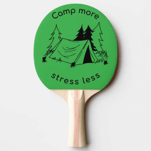 Raquette De Ping Pong Camp plus de stress moins (Dos)